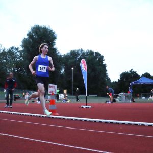 Läufer Tartanbahn 400m